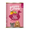 Edgard&Cooper Blik Duck Chicken Puppy - Hondenvoer - Eend Kip Banaan 400 g Graanvrij