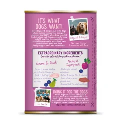 Edgard&Cooper Blik Game Duck Adult - Hondenvoer - Wild Eend Rode Biet 400 g Graanvrij