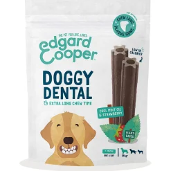 Edgard&Cooper Doggy Dental Aardbei&Mint - Hondensnacks