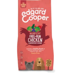 Edgard&Cooper Free-Run Chicken Senior Kip&Zalm&Broccoli - Hondenvoer