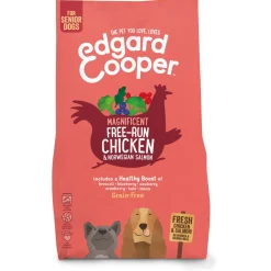Edgard&Cooper Free-Run Chicken Senior Kip&Zalm&Broccoli - Hondenvoer