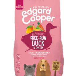 Edgard&Cooper Free-Run Duck Puppy Eend&Kip&Banaan - Hondenvoer