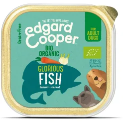 Edgard&Cooper Kuipje Bio Fish Adult - Hondenvoer - Vis Venkel Wortel 100 g Biologisch