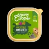 Edgard&Cooper Kuipje Lamb Beef Adult - Hondenvoer - Lam Rund Wortel 300 g Graanvrij