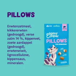 Edgard&Cooper Pillows - Kattensnack - Zalm 60 g