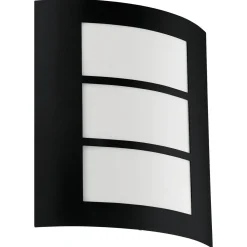 Eglo Wandlamp City Incl Sensor - Buitenverlichting - Zwart