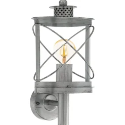 Eglo Wandlamp Hilburn Opwaarts - Buitenverlichting - Zilver