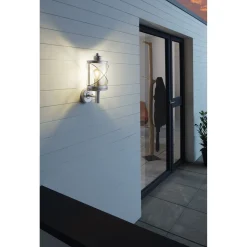 Eglo Wandlamp Hilburn Opwaarts - Buitenverlichting - Zilver