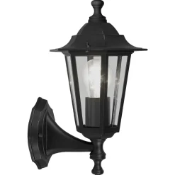 Eglo Wandlamp Laterna Opwaarts - Buitenverlichting - Zwart