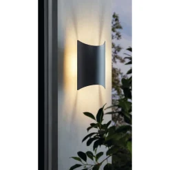 Eglo Wandlamp Plafonniere Lagasco - Buitenverlichting - Zwart