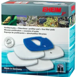 Eheim Filtervlies 1x Blauw + 4x Wit - Aquariumfilter - Voor 2076/2078/2178