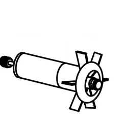 Eheim Pomprad Compact Pomp 1101 - Pomponderdeel - per stuk