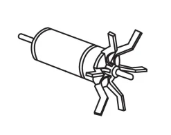 Eheim Pomprad Compact Pomp 1001 - Pomponderdeel - per stuk