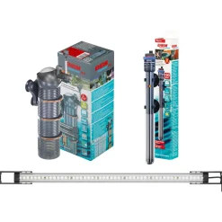 Eheim Set Vivaline 150 Led - Aquariumset - 61x51x124 cm Grijs Eiken