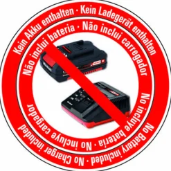 Einhell Accu Bladblazer Ge-Cl 18/1 Li E Solo - Bladblazer - Zwart Rood