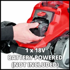 Einhell Accu Grasmaaier - Grasmaaier - Rood Zwart