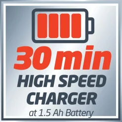 Einhell Acculader/Snellader - Electrisch Gereedschap - 0.46 kg Rood Zwart Wit 18 Volt