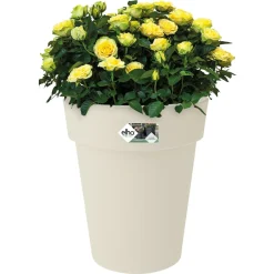 Elho Bloempot Green Basics Top Planter Rond Wit - Buitenpot