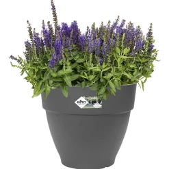 Elho Bloempot Vibia Campana Rond Grijs - Buitenpot