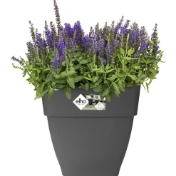 Elho Bloempot Vibia Campana Vierkant Grijs - Buitenpot