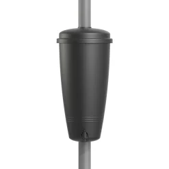 Elho Green Basics Raincatcher Living Black - Regenwatertonnen - 33.5x38x73.5 cm 35 l Zwart