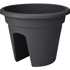 Elho Plantenbak Green Basics Flower Bridge Rond - Plantenbak - Ø29x22 cm Zwart