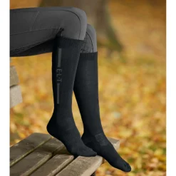 Elt Paardrijsokken Merino Zwart - Ruiteraccessoires