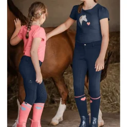 Elt Rijbroek Essential Silicone Dark Navy - Ruiterkleding