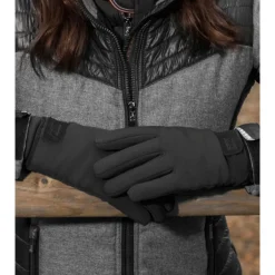 Elt Rijhandschoen Snow Zwart - Ruiteraccessoires
