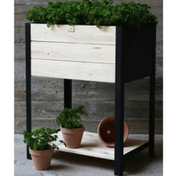 Estwood Kweektafel Hout / Metaal - Kweekbenodigdheden - 57x37x77 cm 16.53 kg Zwart