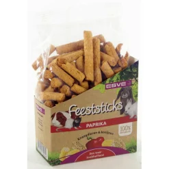 Esve Feeststicks Paprika Knaagdier - Knaagdiersnack - 175 g