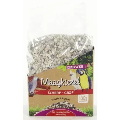 Esve Maki Maagkiezel Grof - Vogelsupplement - 1 kg Grof