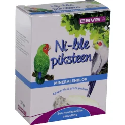 Esve Ni-Ble Piksteen Agapornis&Grote Parkiet - Vogelsupplement - Wit
