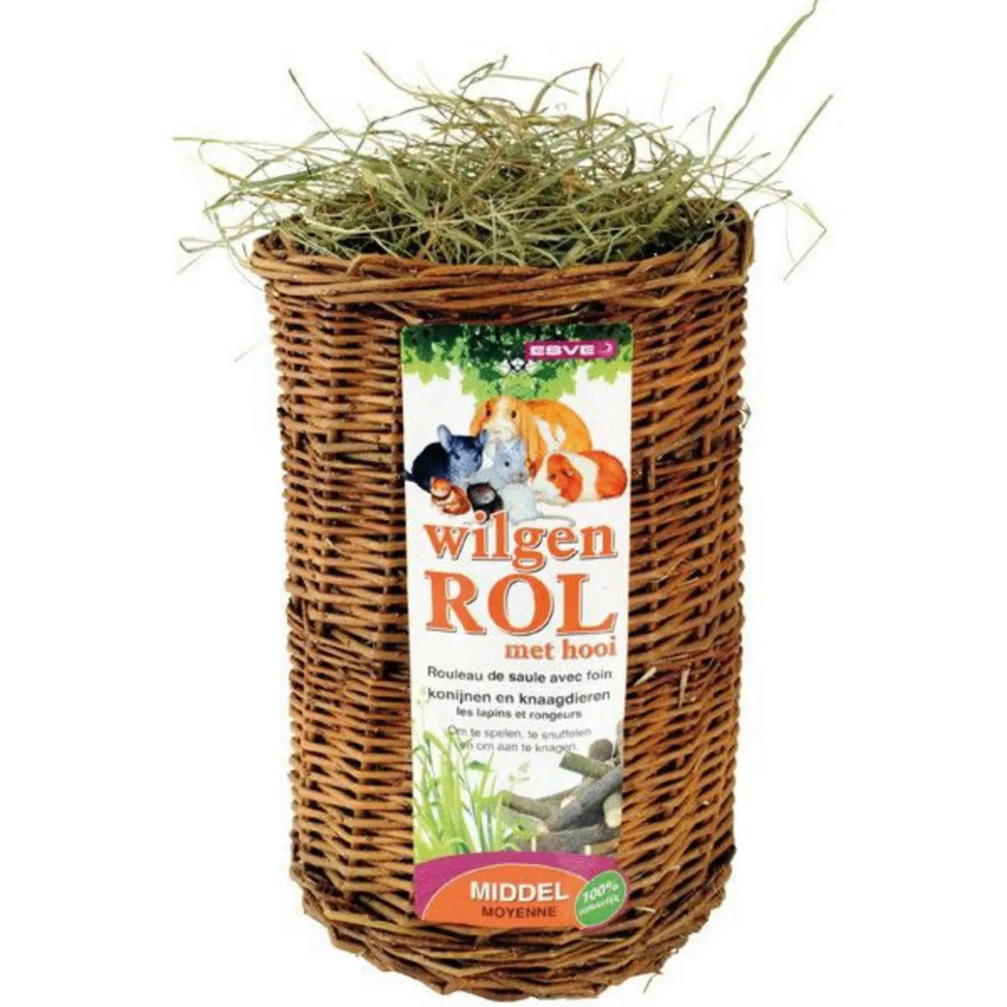 Esve Wilgenrol - Knaagdiersnack - 25 cm Middel