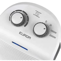 Eurom Ventilatorkachel Safe-T - Verwarming - Wit Grijs 2000 Watt