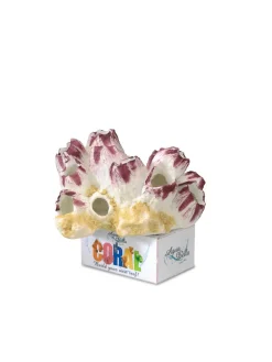Europet Bernina Decor Koraal L - Aquarium - Ornament - 13.5x12.5x9.5 cm Paars Wit