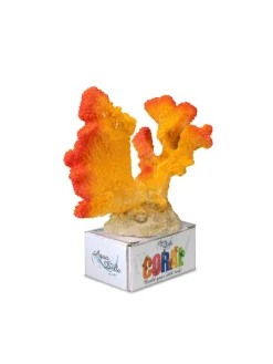 Europet Bernina Decor Koraal L - Aquarium - Ornament - 16x15x8 cm Geel Oranje