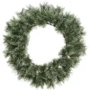 Everlands Cashmere Krans - Kerstversiering - Ø63 cm Groen 80 Tips