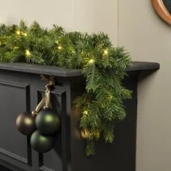 Everlands Guirlande Grandis - Kerstversiering - Ø20x270 cm Groen 80 Led