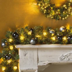 Everlands Imperial Slinger - Kerstversiering - Ø25x270 cm Groen