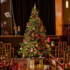 Everlands Kerstboom Grandis Fir Prelit Groen - Kerstboom