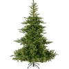 Everlands Kunstkerstboom Grandis Fir - Kerstboom - Ø162x240 cm Groen Warm Wit 700