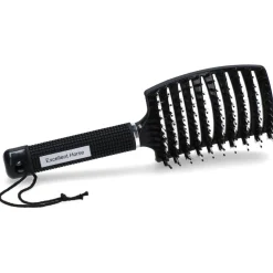 Excellent Supreme Borstel - Paardenvachtverzorging - 25 cm Zwart Staart-En Manenborstel Voor Paarden