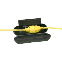 Exin Verlengsnoerverbinder - Stekkersafe - Elektra - 210x70 mm Zwart 1 stuk