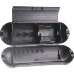 Exin Verlengsnoerverbinder - Stekkersafe - Elektra - 210x70 mm Zwart 1 stuk