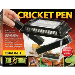 Exo Terra Cricket Pen S 3 Buizen En 2 Spons Zwart - Bijproducten