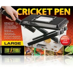 Exo Terra Cricket Pen S 3 Buizen En 2 Spons Zwart - Bijproducten