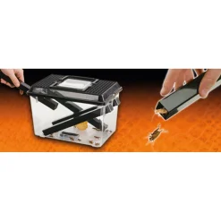 Exo Terra Cricket Pen S 3 Buizen En 2 Spons Zwart - Bijproducten