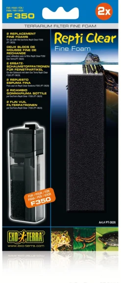 Exo Terra Foampatroon Repti Clear F350 - Filters - 2 stuks Fijn