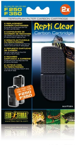 Exo Terra Koolpatroon Repti Clear - Filters - 2 stuks F250/350